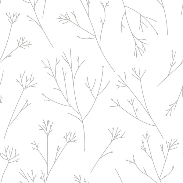 Picture of Twigs Peel and Stick Wallpaper - Gray