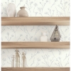 Picture of Twigs Peel and Stick Wallpaper - Gray