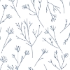 Picture of Twigs Peel and Stick Wallpaper - Navy