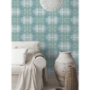 Picture of Sarong Print Peel and Stick Wallpaper - Green