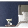 Picture of Faux Grasscloth Weave Peel and Stick Wallpaper - Navy