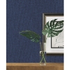 Picture of Faux Grasscloth Weave Peel and Stick Wallpaper - Navy