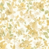 Picture of Watercolor Floral Peel and Stick Wallpaper - Yellow