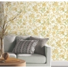 Picture of Watercolor Floral Peel and Stick Wallpaper - Yellow