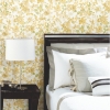 Picture of Watercolor Floral Peel and Stick Wallpaper - Yellow