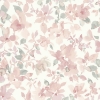 Picture of Watercolor Floral Peel and Stick Wallpaper - Light Pink