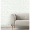 Picture of Striped Hexagon Peel and Stick Wallpaper - Green