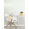 Picture of Striped Hexagon Peel and Stick Wallpaper - Green