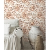 Picture of Bohemian Peel and Stick Wallpaper - Orange