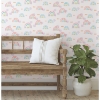 Picture of Rainbows End Peel and Stick Wallpaper - Pink