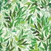 Picture of Watercolor Leaves Peel and Stick Wallpaper - Green