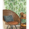 Picture of Watercolor Leaves Peel and Stick Wallpaper - Green