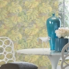 Picture of Jungle Leaf Canopy Peel and Stick Wallpaper - Yellow