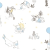 Picture of Disney Winnie the Pooh Playmates Peel and Stick Wallpaper - Blue