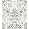 Picture of Persian Damask Peel and Stick Wallpaper - Gray