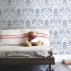 Picture of Persian Damask Peel and Stick Wallpaper - Blue