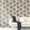 Picture of Batik Jacobean Peel and Stick Wallpaper - Black