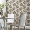 Picture of Batik Jacobean Peel and Stick Wallpaper - Black