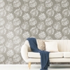 Picture of Batik Jacobean Peel and Stick Wallpaper - White