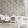 Picture of Batik Jacobean Peel and Stick Wallpaper - White