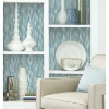 Picture of Waverly Strands Peel and Stick Wallpaper - Blue