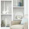 Picture of Waverly Strands Peel and Stick Wallpaper - Taupe