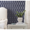 Picture of Waverly Strands Peel and Stick Wallpaper - Navy