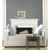 Picture of Waverly Strands Peel and Stick Wallpaper - Grey