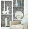 Picture of Waverly Strands Peel and Stick Wallpaper - Grey