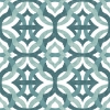 Picture of Waverly Tipton Peel and Stick Wallpaper - Teal