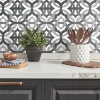 Picture of Waverly Tipton Peel and Stick Wallpaper - Grey