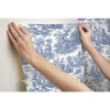 Picture of Waverly Country Life Toile Peel and Stick Wallpaper - Blue