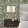 Picture of Waverly Swept Away Peel and Stick Wallpaper - Green