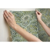 Picture of Waverly Swept Away Peel and Stick Wallpaper - Green