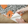 Picture of Waverly Herd Together Peel and Stick Wallpaper - Orange