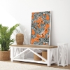 Picture of Waverly Herd Together Peel and Stick Wallpaper - Orange