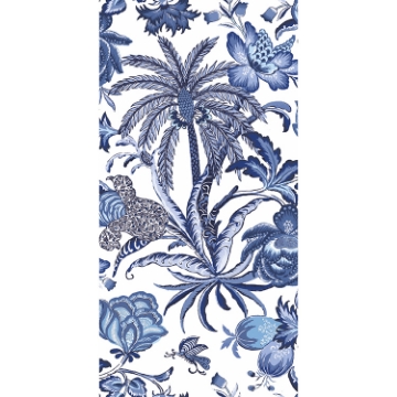 Picture of Waverly Exotic Curiosity Peel and Stick Wallpaper - Blue