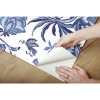 Picture of Waverly Exotic Curiosity Peel and Stick Wallpaper - Blue