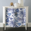 Picture of Waverly Exotic Curiosity Peel and Stick Wallpaper - Blue