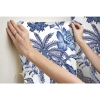 Picture of Waverly Exotic Curiosity Peel and Stick Wallpaper - Blue