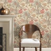 Picture of Waverly Exotic Curiosity Peel and Stick Wallpaper - Taupe