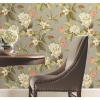 Picture of Waverly Live Artfully Peel and Stick Wallpaper - Taupe