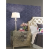 Picture of Waverly Tabby Peel and Stick Wallpaper - Dark Blue