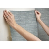 Picture of Waverly Tabby Peel and Stick Wallpaper - Grey