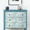 Picture of Asian Waves Peel & Stick Wallpaper - Teal