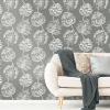 Picture of Batik Jacobean Peel and Stick Wallpaper - Grey