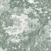 Picture of Jungle Toile Peel and Stick Wallpaper - Green