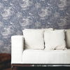 Picture of Jungle Toile Peel and Stick Wallpaper - Blue