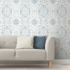 Picture of Bohemian Damask Peel and Stick Wallpaper - Yellow