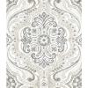 Picture of Bohemian Damask Peel and Stick Wallpaper - Taupe